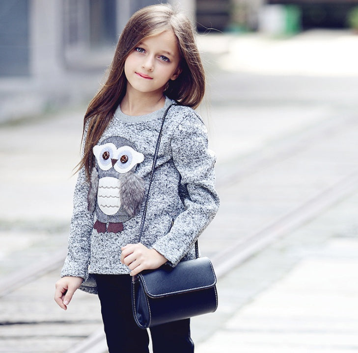 Girls Fleece Lined Sweatshirt