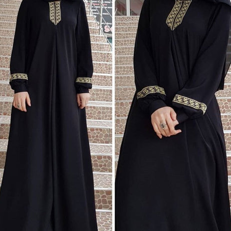 Women's Embroidered Abaya Full Length