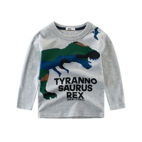 Boys Long Sleeves T-Rex T-Shirt