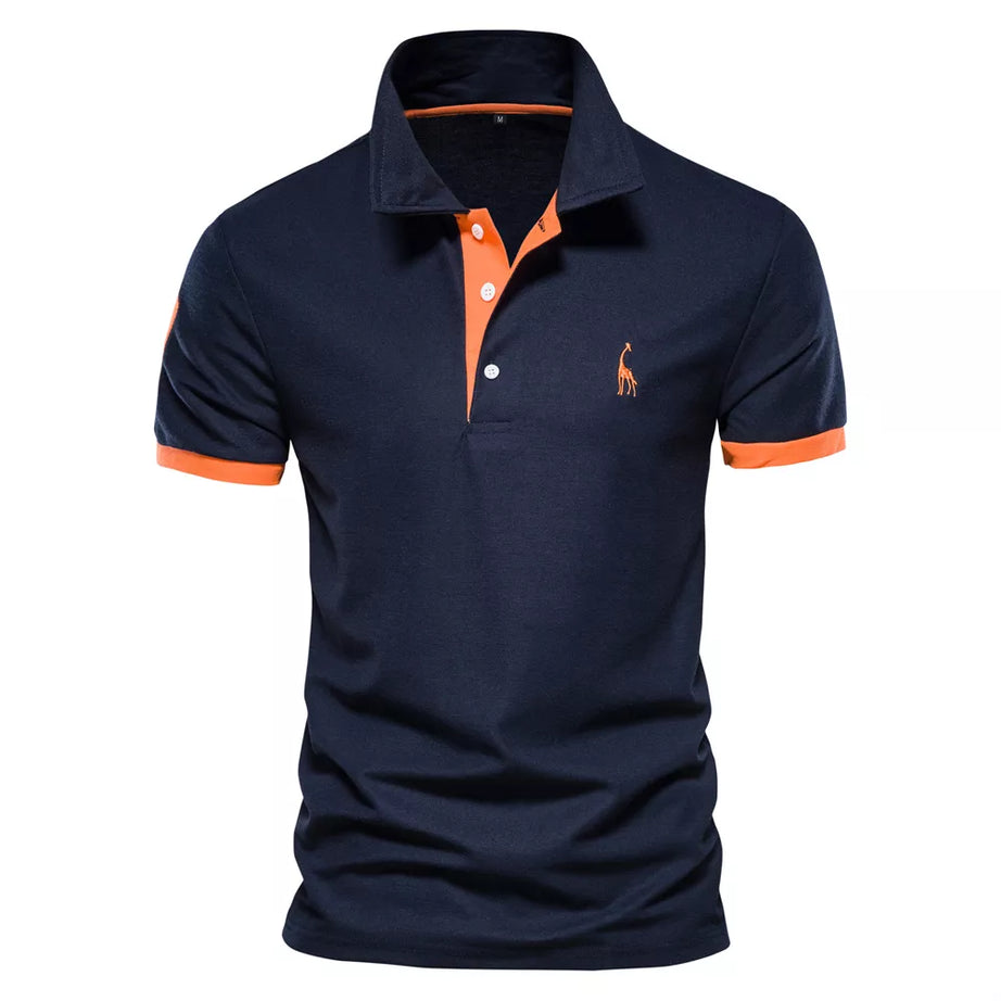 Men's Premium Embroidered Cotton Polo